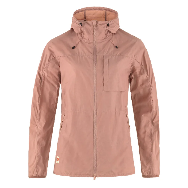 Fjallraven Womens High Coast Wind Jacket Dusty Rose