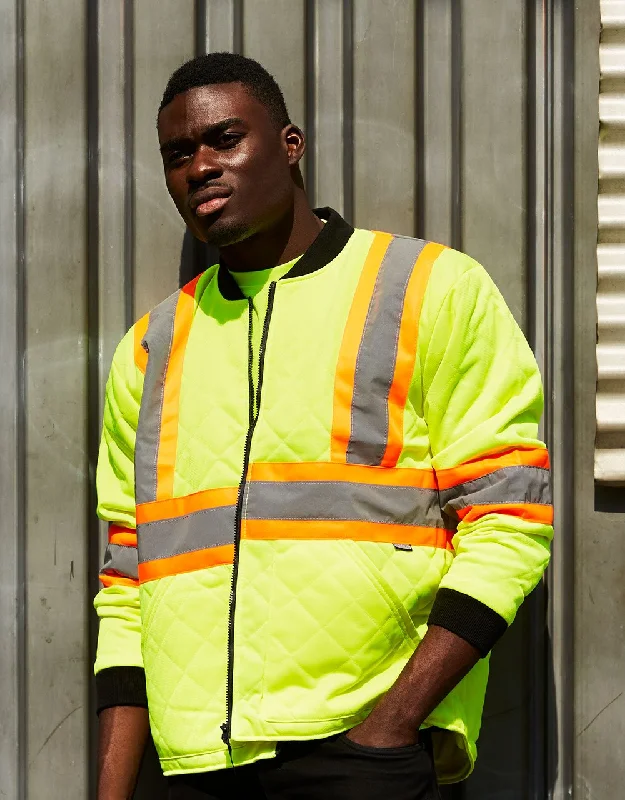 Hi Vis Safety Freezer Jacket