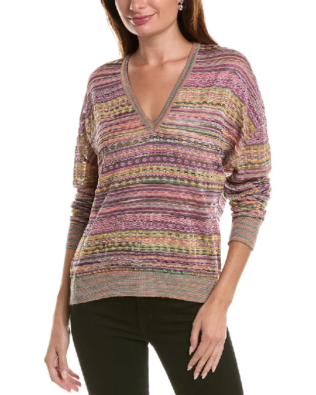 M Missoni Mohair & Alpaca-Blend Top