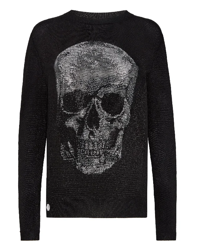 Pullover Polo-Neck LS Skull