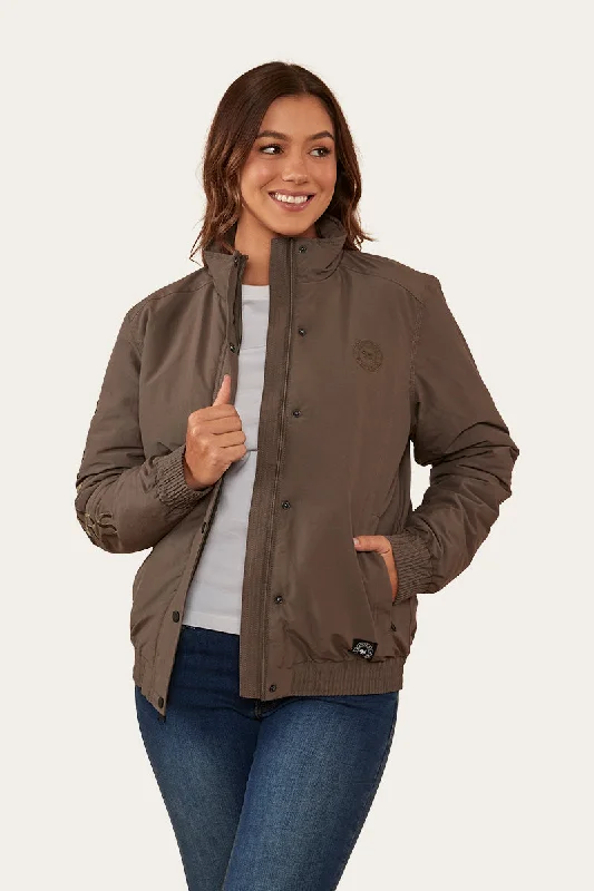 Tesbury Womens Jacket - Brown/Military