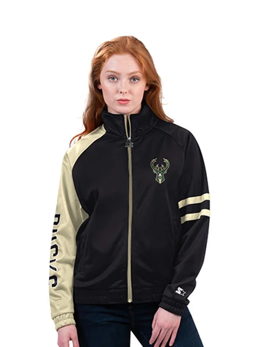 Women's Starter Arena Milwaukee Bucks Track Jacket