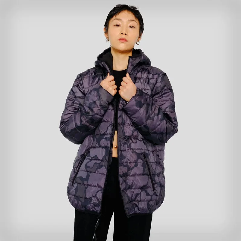 Members Only Women's Solid Packable Oversized Jacket