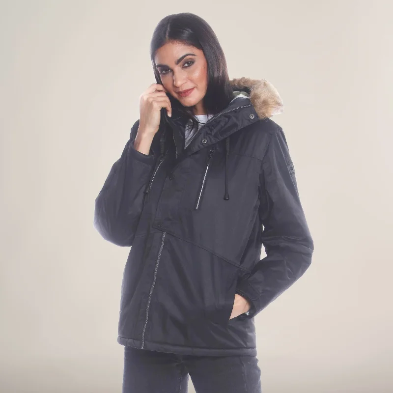 Members Only Women's Snorkel Oversized Jacket