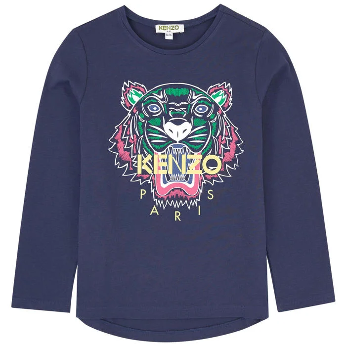 Kenzo Kids Tiger long sleeve Tee