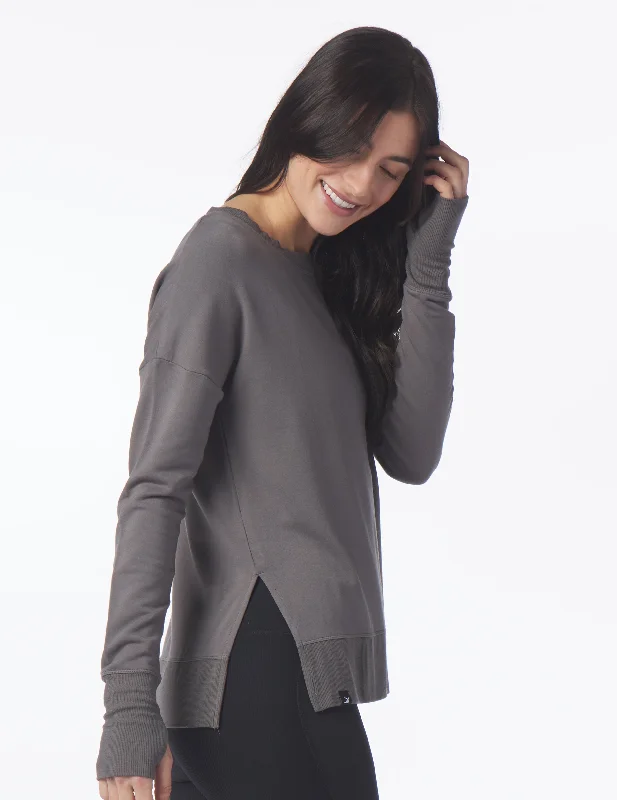 Lounge Long Sleeve: Silver Fog