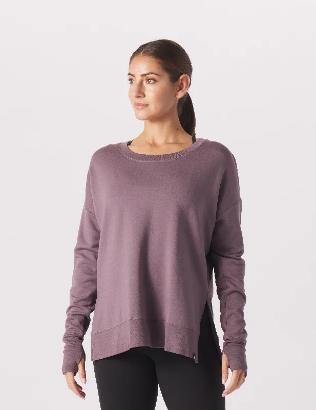 Lounge Long Sleeve: Berry Wine