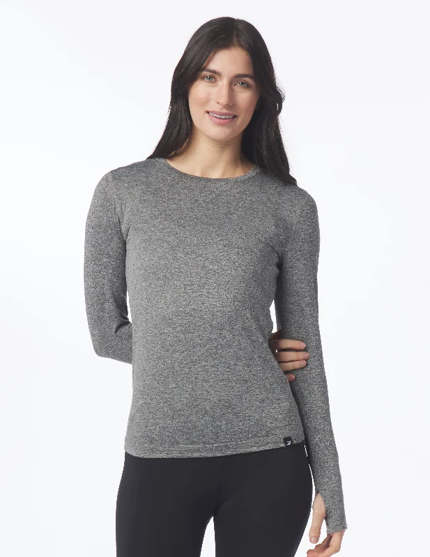 Simplicity Long Sleeve: Black Heather