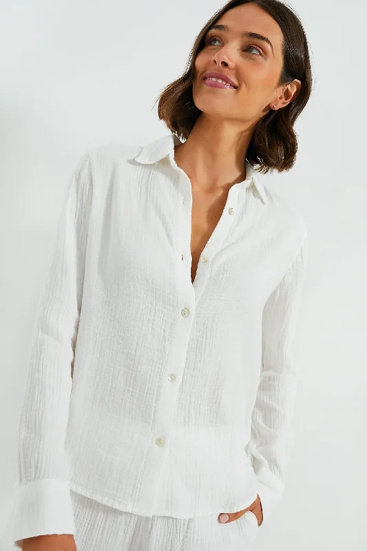 White Dream Cotton Gauze Shirt