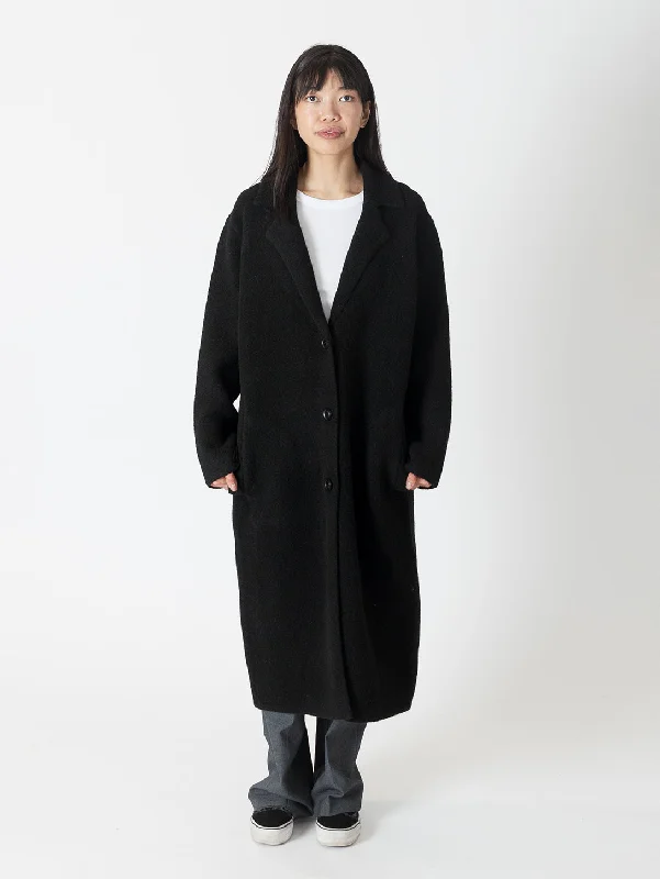 Victoria Oversized Coat - Black