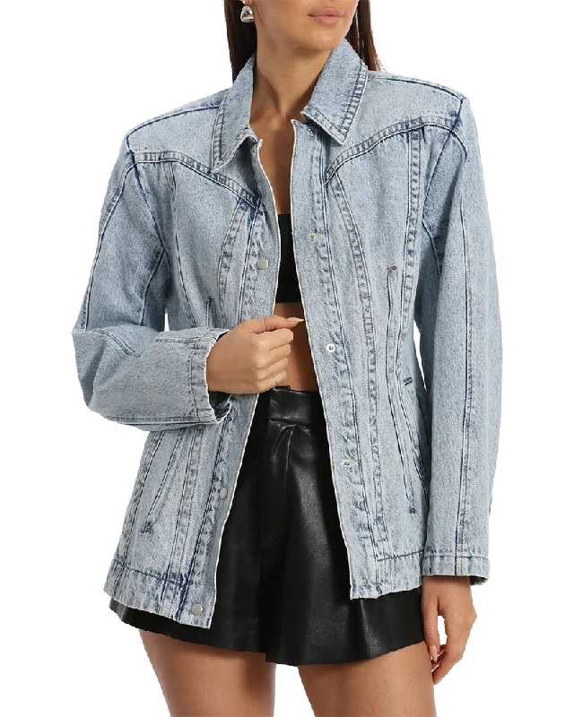 Avec Les Filles Oversized Corset Seam Jacket