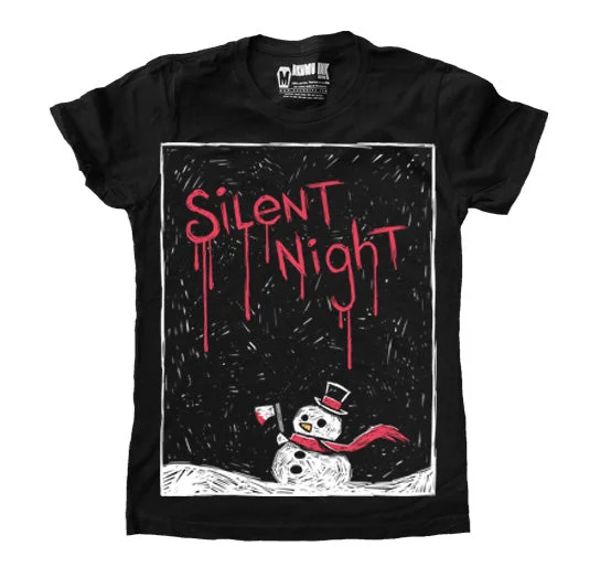 Silent Night Women Tshirt