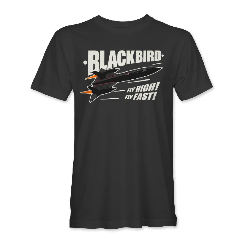 SR-71 BLACKBIRD 'FLY HIGH! FLY FAST!' T-Shirt