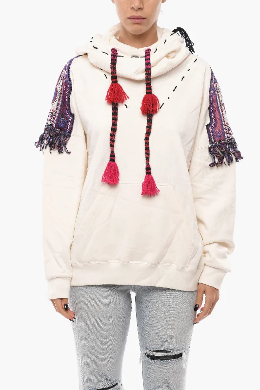 Etro Hoodie With Shoulder Patches And Tassels