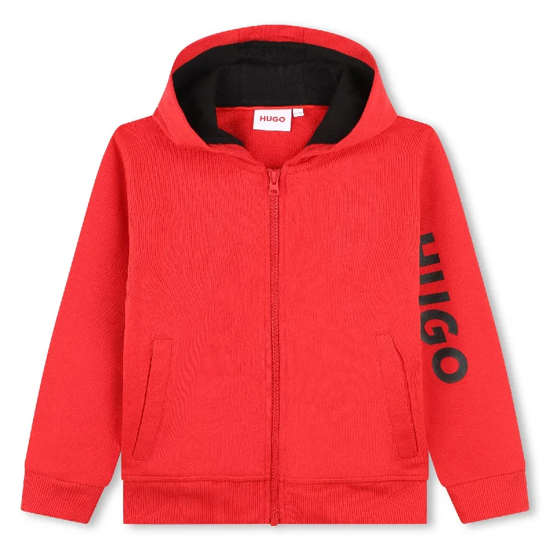 Red Zip Up Hoodie