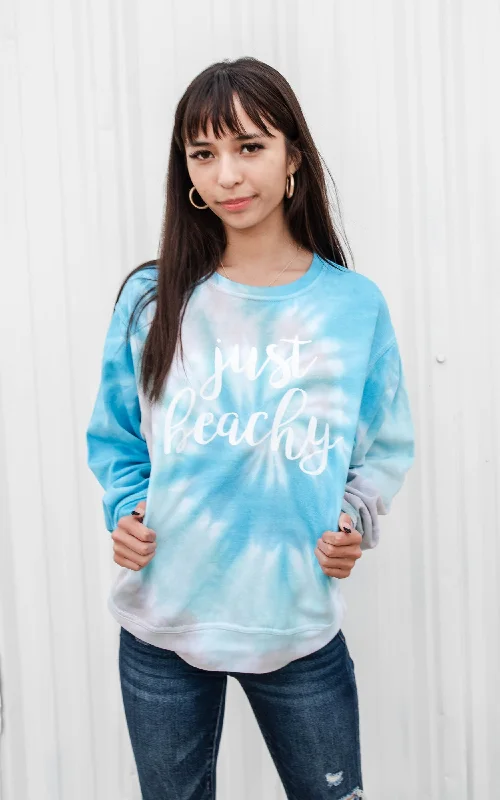 Just Beachy Tie Dye Sweatshirt - Final Sale