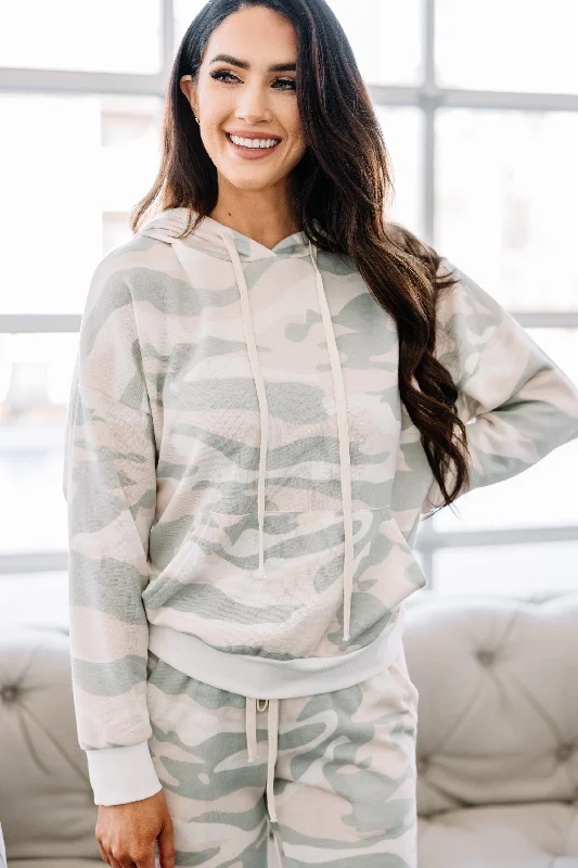 Make Some Memories Off White Camo Hoodie