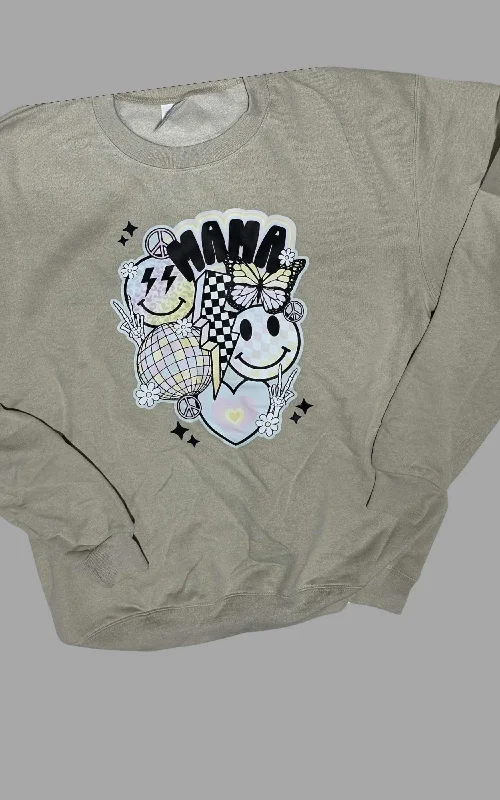 MaMa Tan Graphic Sweatshirt | FINAL SALE