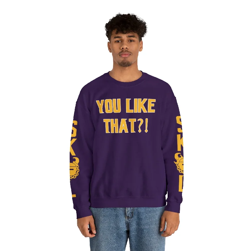 Unisex Heavy Blend™ Crewneck - YOU LIKE THAT?! + The Original (Sleeves)