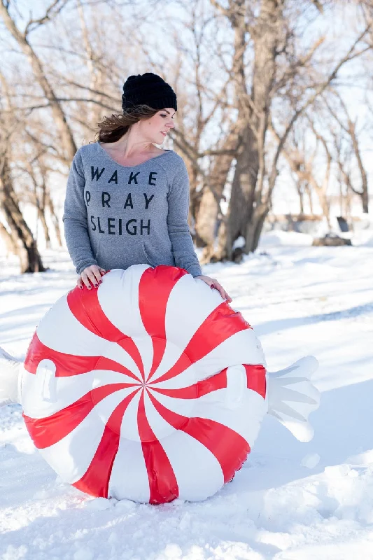 Wake Pray Sleigh Slouchy Sweatshirt** - Final Sale